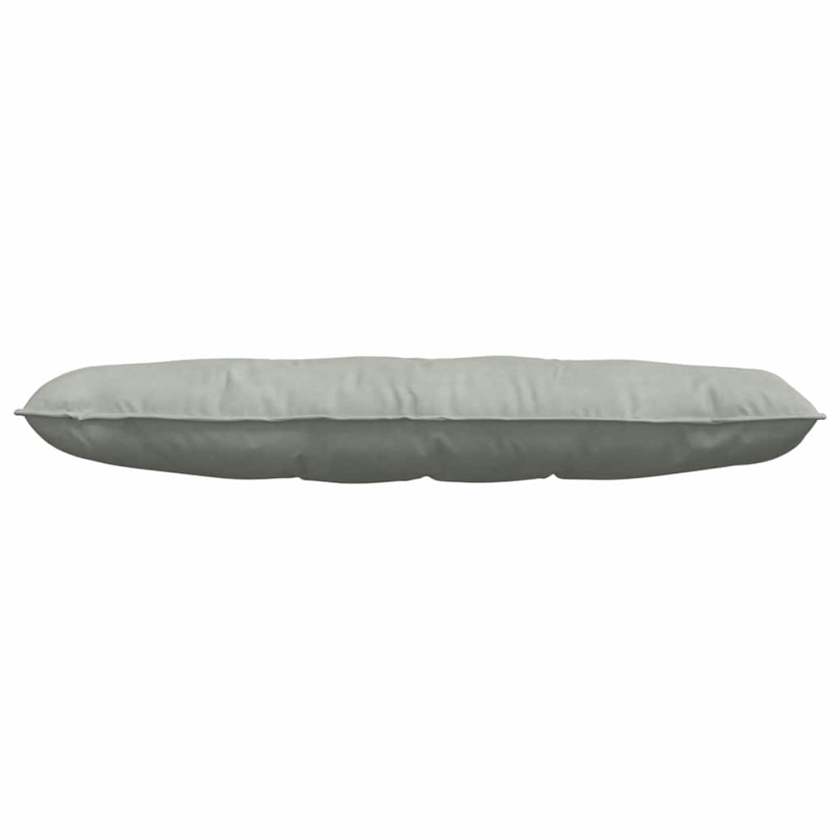 vidaXL Μαξιλάρι Πλάτης Ανοιχτό γκρι 140 x 50 cm Υφασμάτινο Κορντουρά