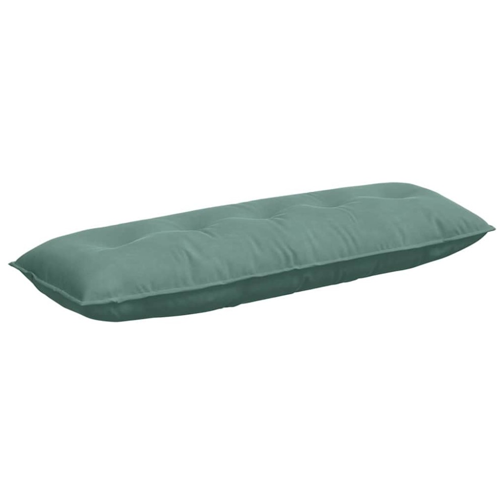 vidaXL Μαξιλάρι Πλάτης Θαλασσί 140 x 50 cm Υφασμάτινο Κορντουρά