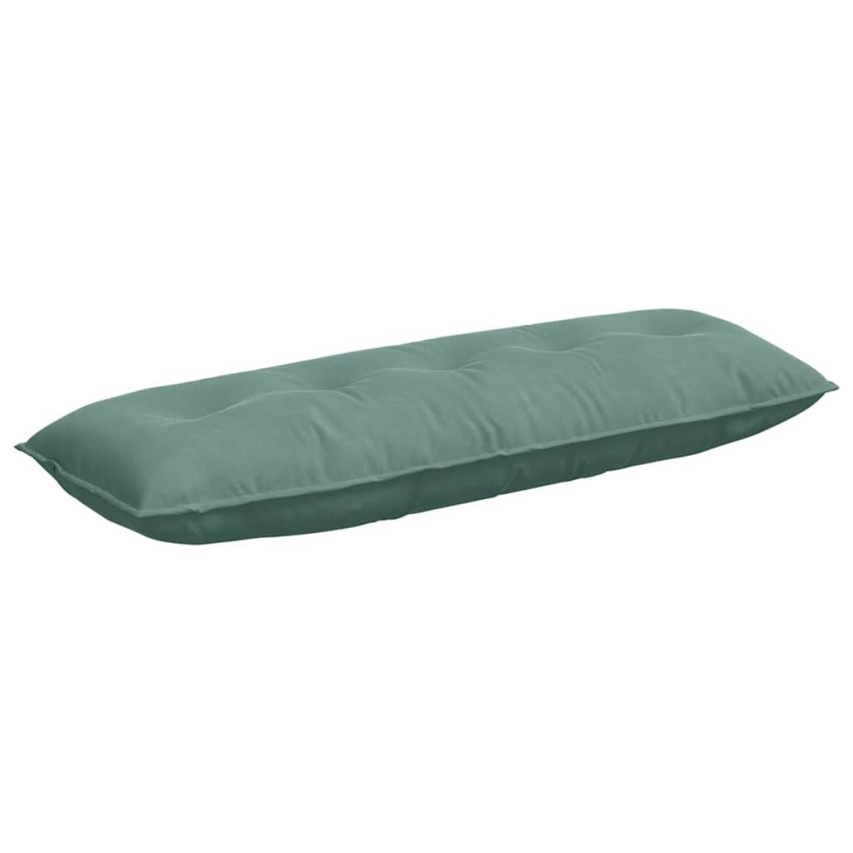 vidaXL Μαξιλάρι Πλάτης Θαλασσί 140 x 50 cm Υφασμάτινο Κορντουρά
