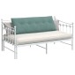 vidaXL Μαξιλάρι Πλάτης Θαλασσί 140 x 50 cm Υφασμάτινο Κορντουρά