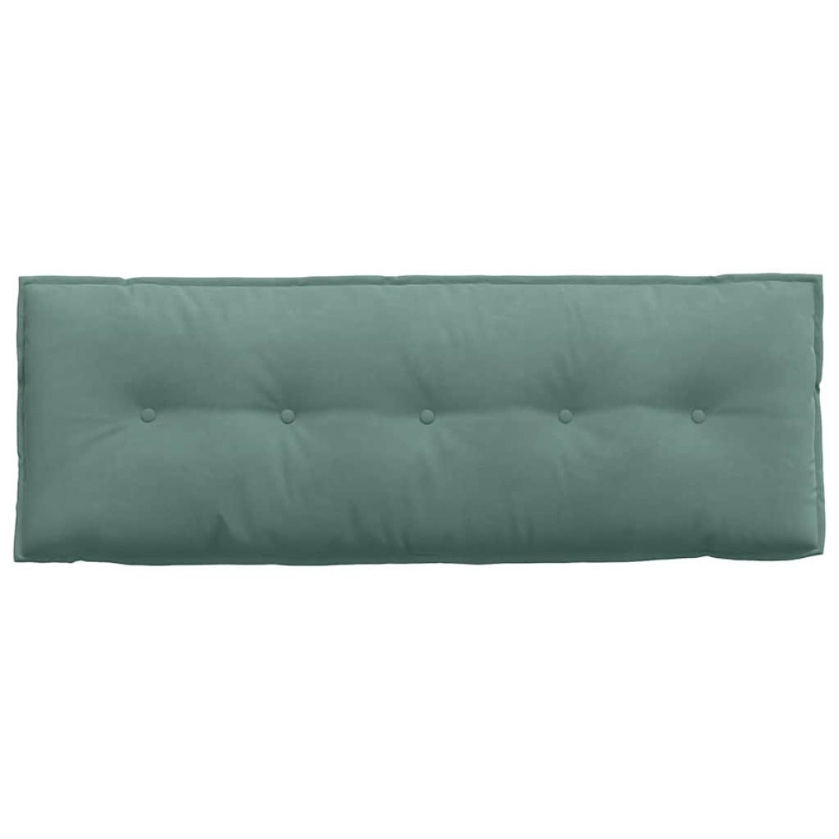vidaXL Μαξιλάρι Πλάτης Θαλασσί 140 x 50 cm Υφασμάτινο Κορντουρά