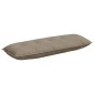 vidaXL Μαξιλάρι Πλάτης Taupe 140 x 50 cm Ύφασμα Μικροΐνας