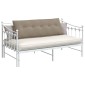 vidaXL Μαξιλάρι Πλάτης Taupe 140 x 50 cm Ύφασμα Μικροΐνας