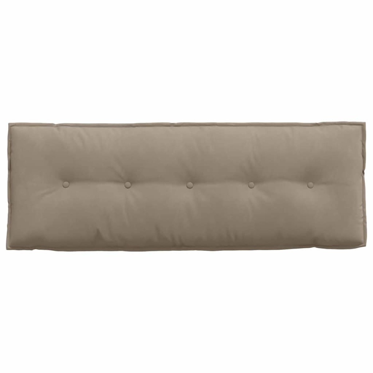 vidaXL Μαξιλάρι Πλάτης Taupe 140 x 50 cm Ύφασμα Μικροΐνας