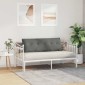 vidaXL Μαξιλάρι Πλάτης Σκούρο Γκρι 140 x 50 cm Ύφασμα Μικροΐνας