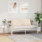 vidaXL Μαξιλάρι Πλάτης Μπεζ 140 x 50 cm Ύφασμα Μικροΐνας