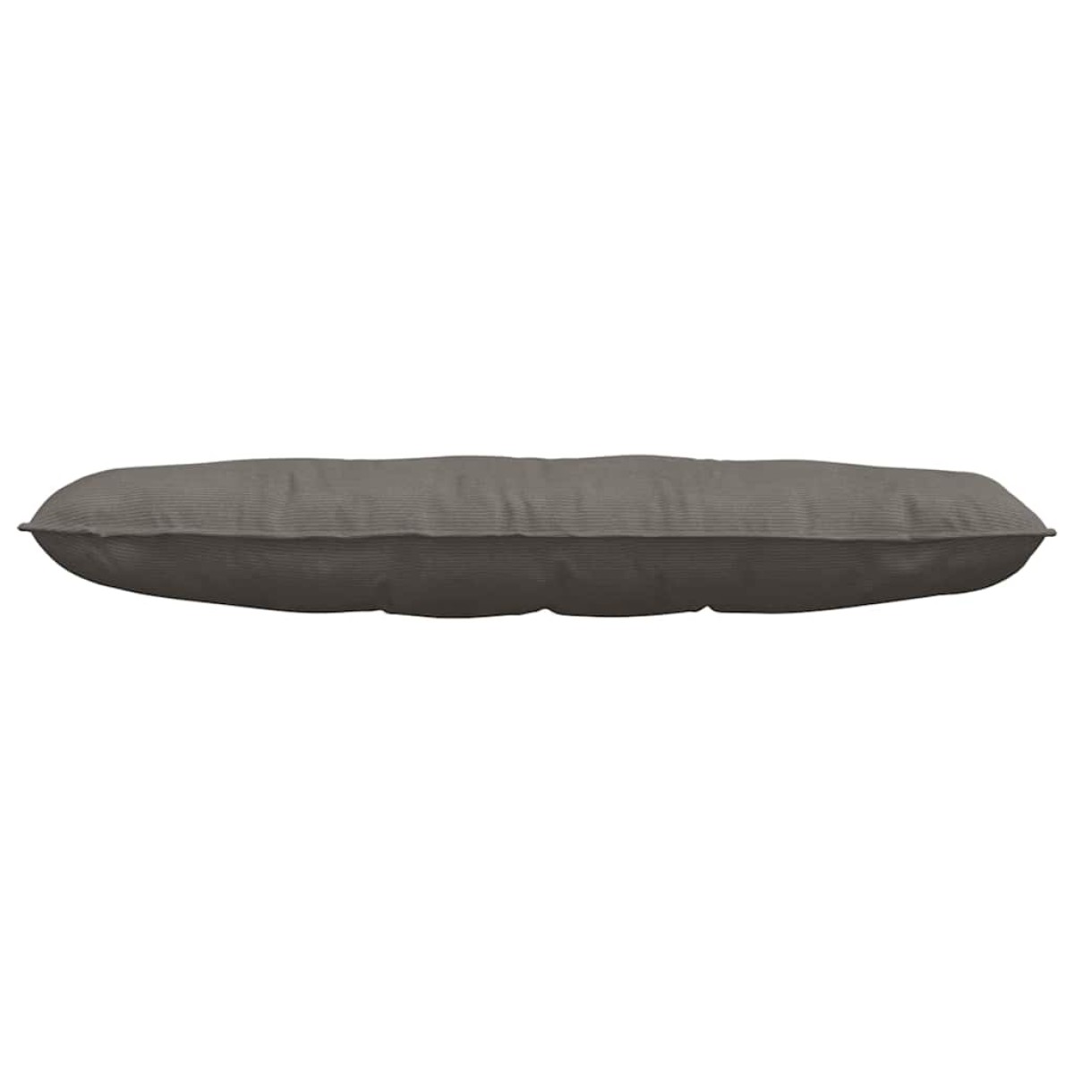 vidaXL Μαξιλάρι Πλάτης Ανοιχτό γκρι 140 x 50 cm Υφασμάτινο Κορντουρά