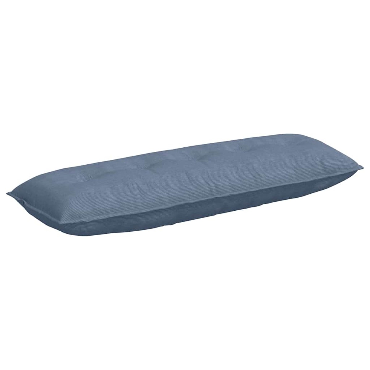 vidaXL Μαξιλάρι Πλάτης Μπλε 140 x 50 cm Υφασμάτινο Κορντουρά