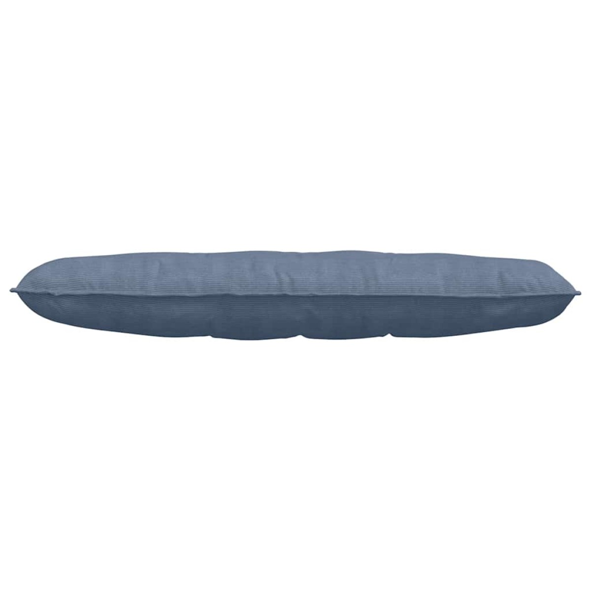 vidaXL Μαξιλάρι Πλάτης Μπλε 140 x 50 cm Υφασμάτινο Κορντουρά