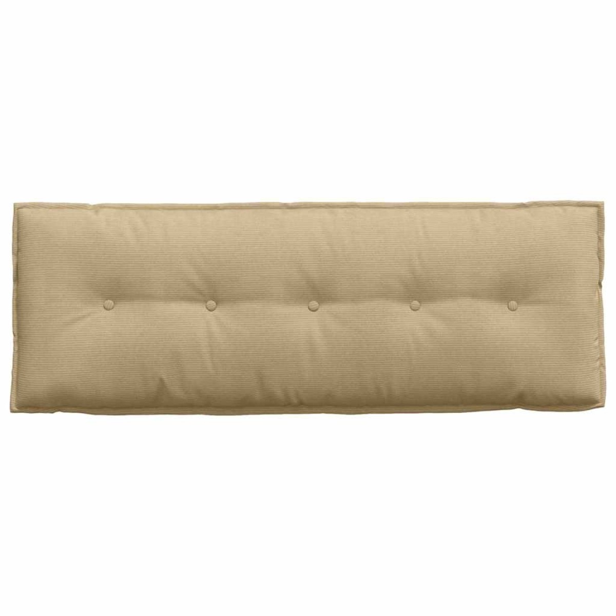 vidaXL Μαξιλάρι Πλάτης Γκρι Πράσινο 140 x 50 cm Υφασμάτινο Κορντουρά