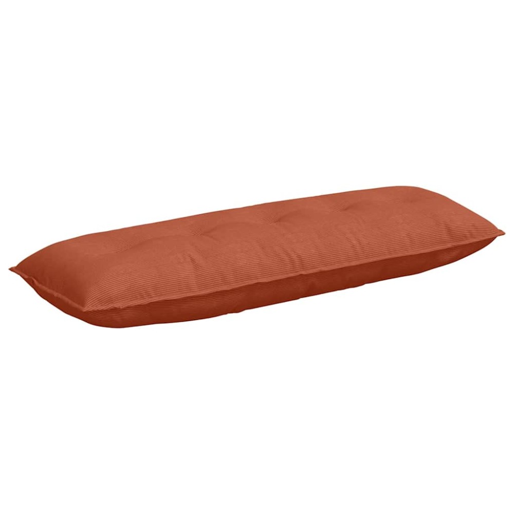 vidaXL Μαξιλάρι Πλάτης Κόκκινο Πορτοκαλί 140 x 50 cm