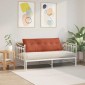 vidaXL Μαξιλάρι Πλάτης Κόκκινο Πορτοκαλί 140 x 50 cm