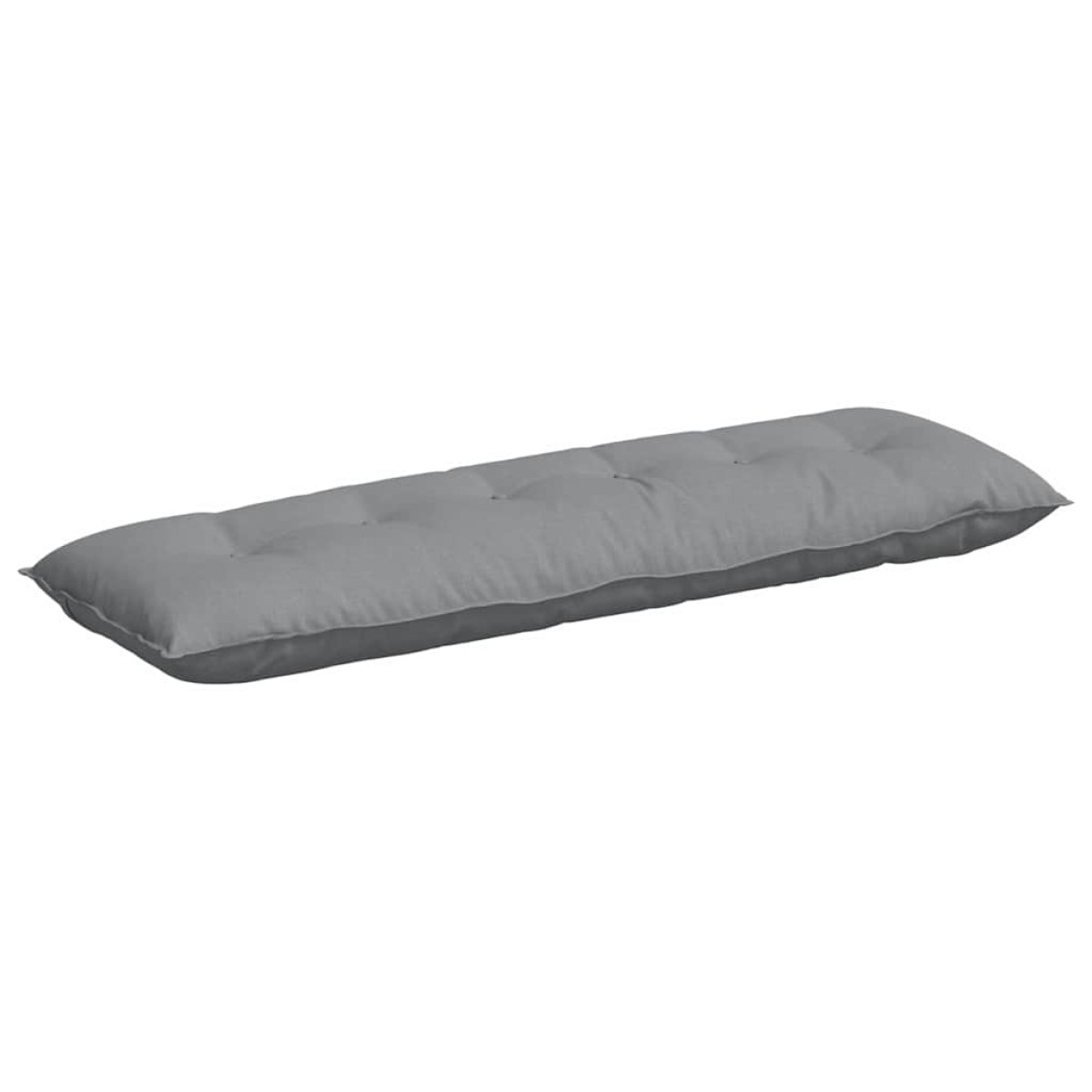 vidaXL Μαξιλάρι Πλάτης Ανοιχτό γκρι 160 x 19 x 50 εκ ύφασμα