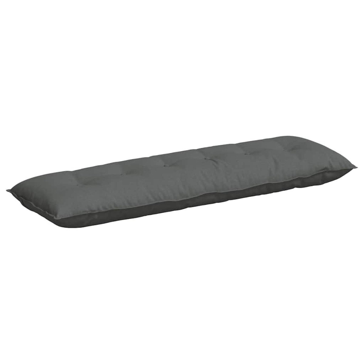 vidaXL Μαξιλάρι Πλάτης Σκούρο Γκρι 160 x 19 x 50 εκ ύφασμα