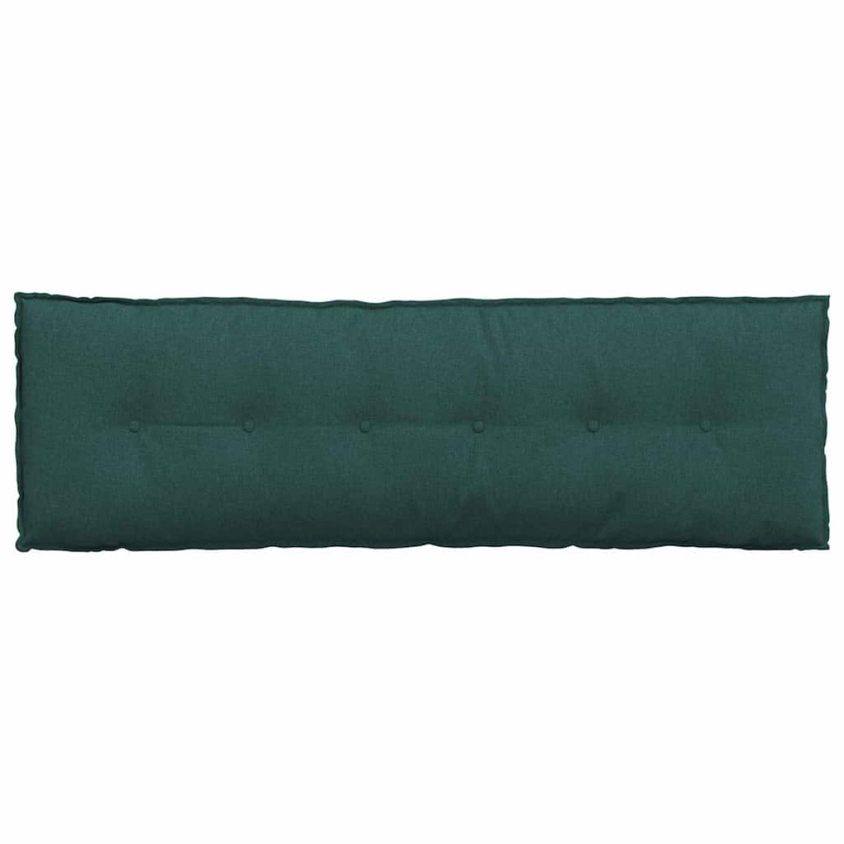 vidaXL Μαξιλάρι Πλάτης Σκούρο Πράσινο 160 x 19 x 50 εκ ύφασμα