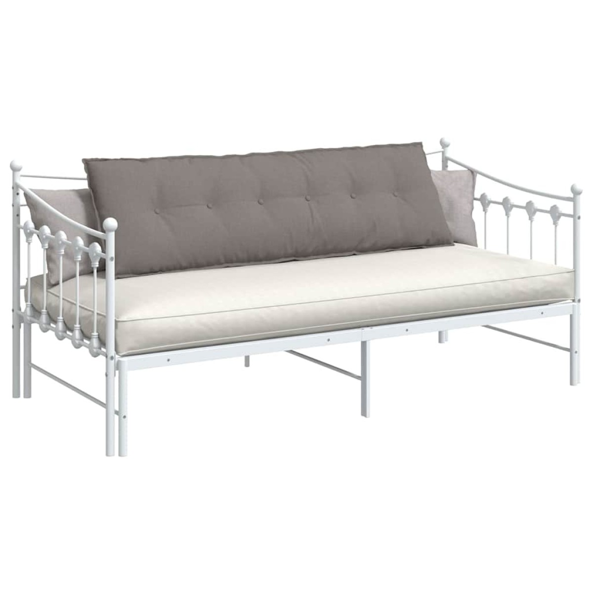 vidaXL Μαξιλάρι Πλάτης Taupe 160 x 19 x 50 εκ ύφασμα
