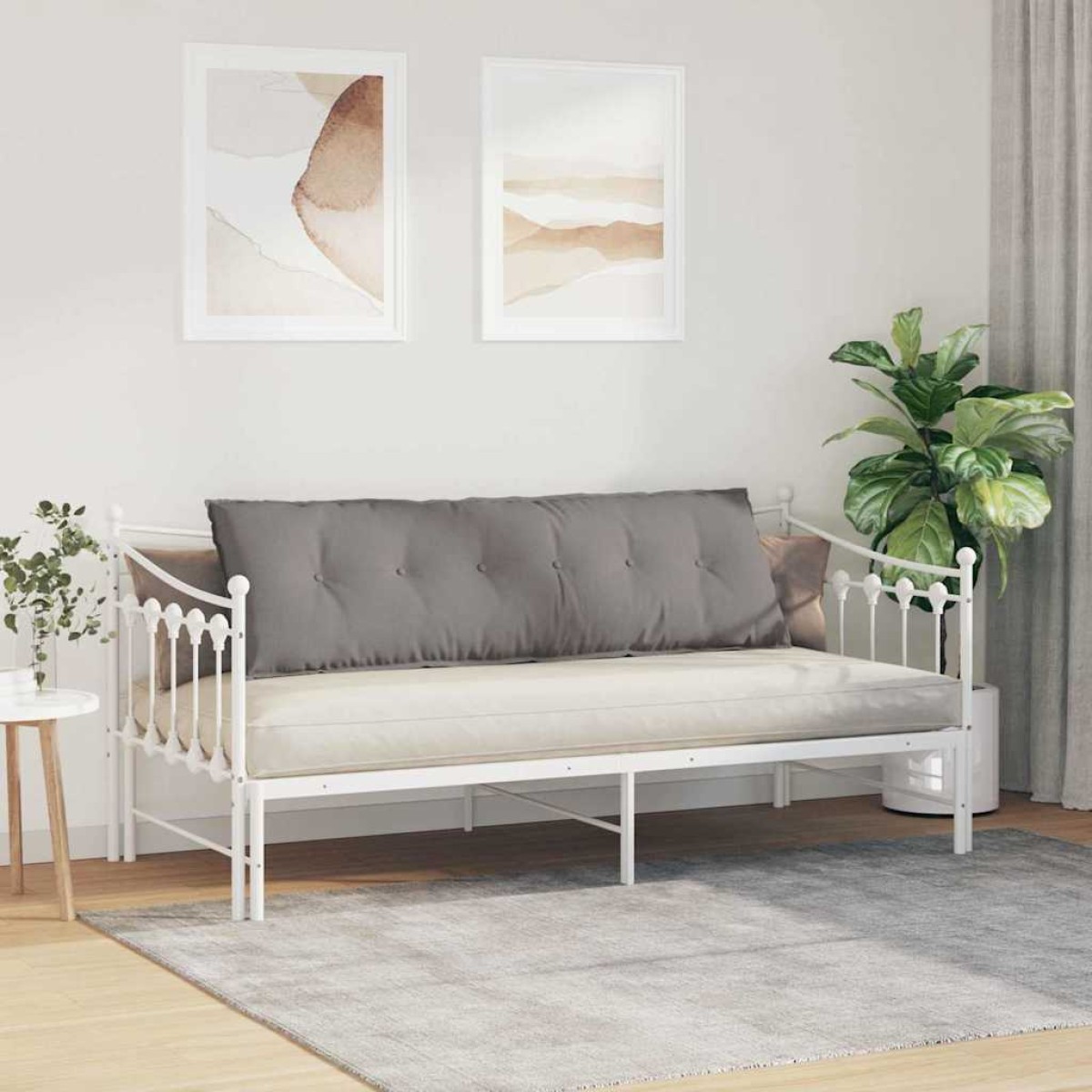 vidaXL Μαξιλάρι Πλάτης Taupe 160 x 19 x 50 εκ ύφασμα