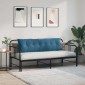 vidaXL Μαξιλάρι Πλάτης Μπλε 160 x 50 cm Υφασμάτινο Κορντουρά