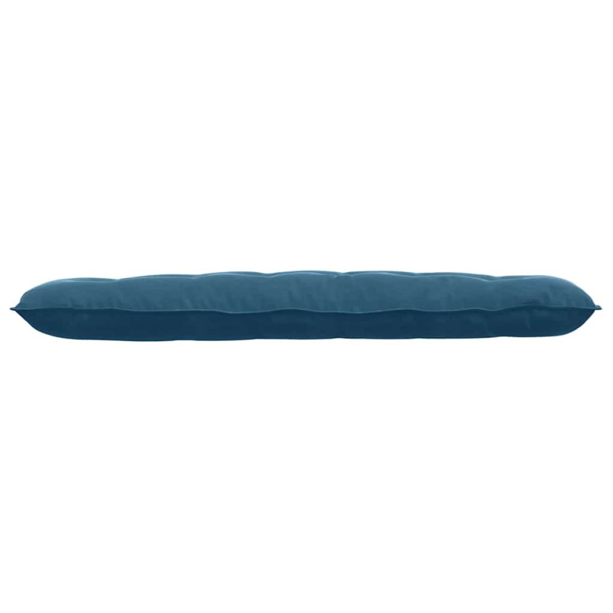vidaXL Μαξιλάρι Πλάτης Μπλε 160 x 50 cm Υφασμάτινο Κορντουρά