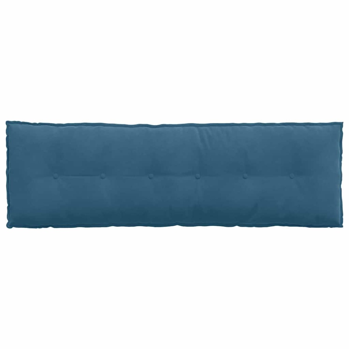 vidaXL Μαξιλάρι Πλάτης Μπλε 160 x 50 cm Υφασμάτινο Κορντουρά