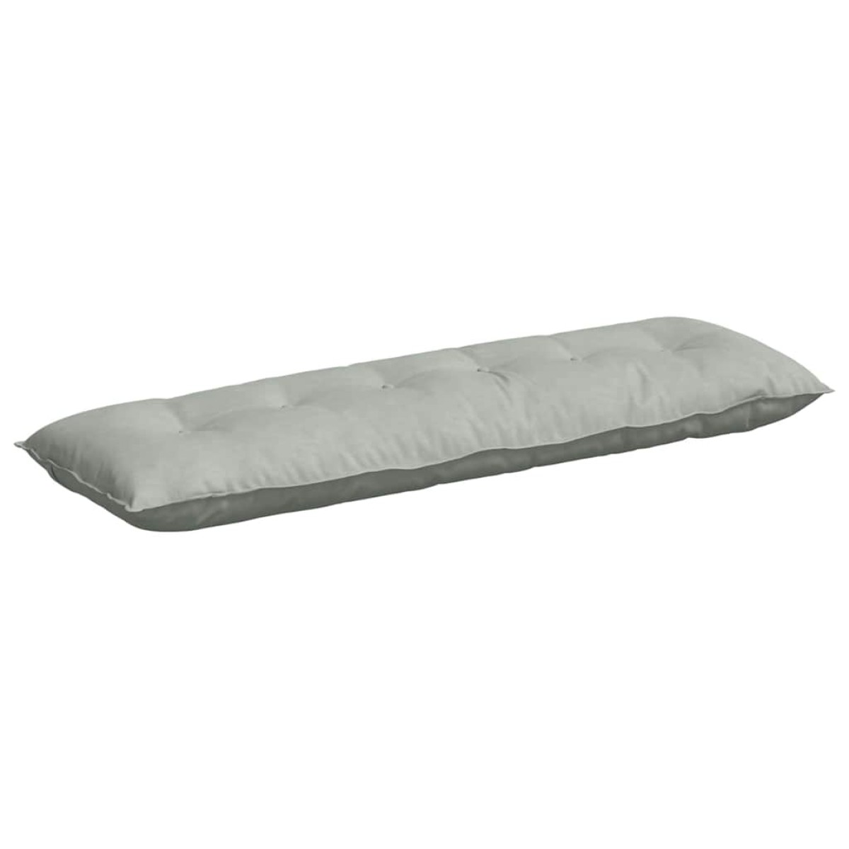 vidaXL Μαξιλάρι Πλάτης Ανοιχτό γκρι 160 x 50 cm Υφασμάτινο Κορντουρά