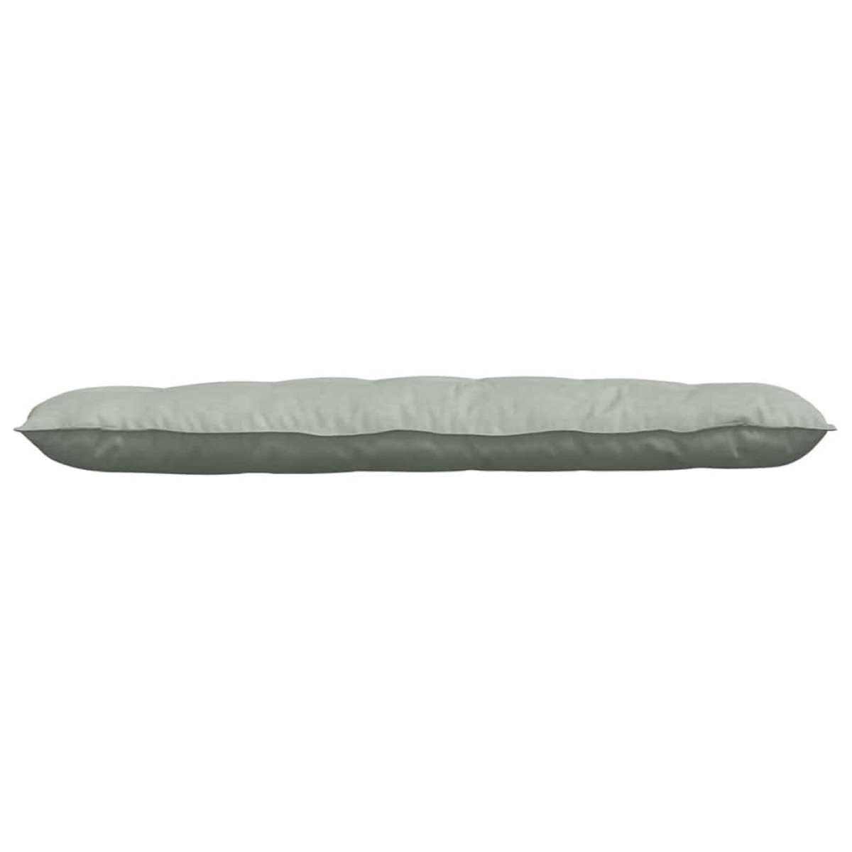 vidaXL Μαξιλάρι Πλάτης Ανοιχτό γκρι 160 x 50 cm Υφασμάτινο Κορντουρά