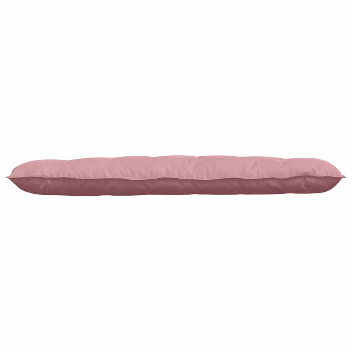 vidaXL Μαξιλάρι Πλάτης Ροζ 160 x 50 cm Υφασμάτινο Κορντουρά