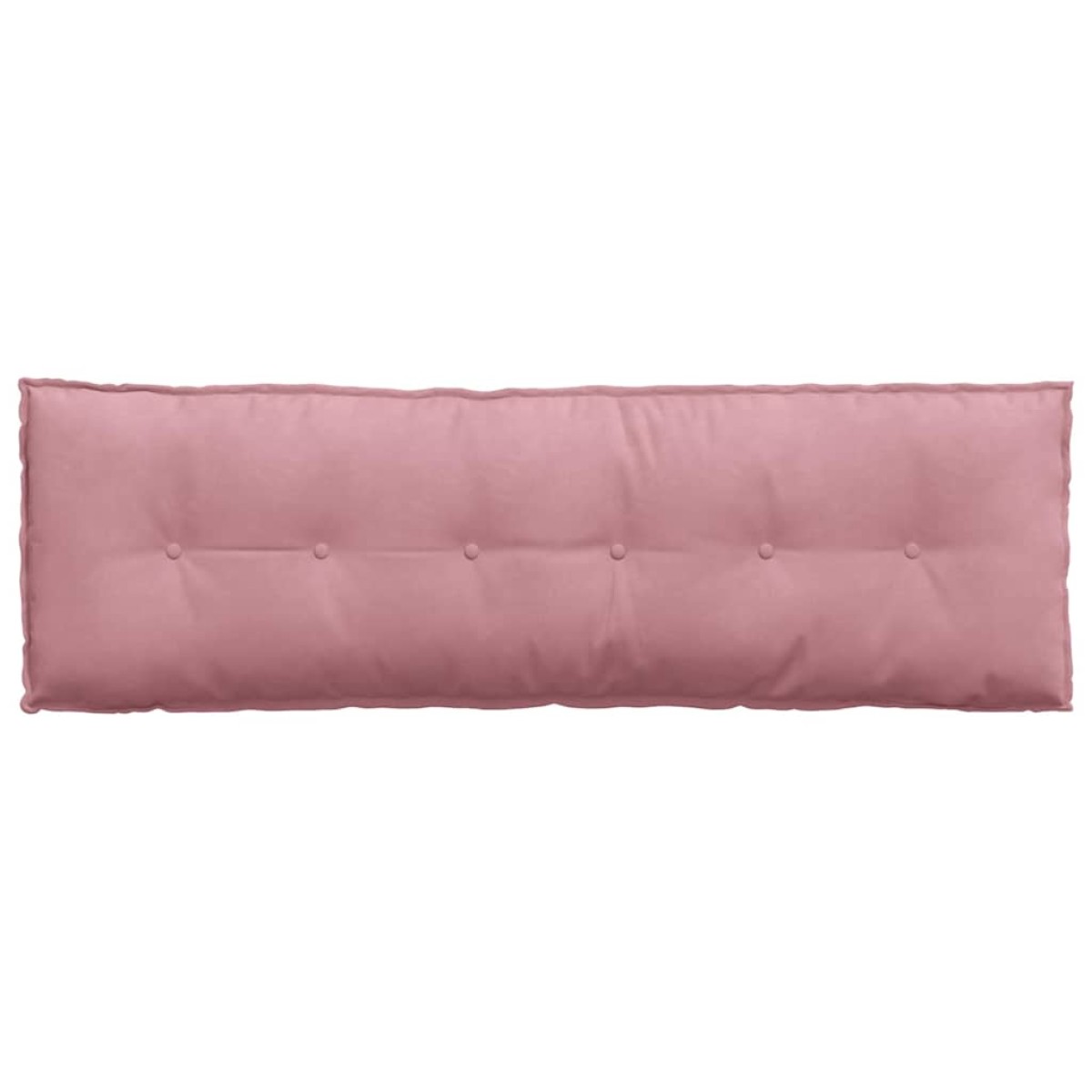 vidaXL Μαξιλάρι Πλάτης Ροζ 160 x 50 cm Υφασμάτινο Κορντουρά