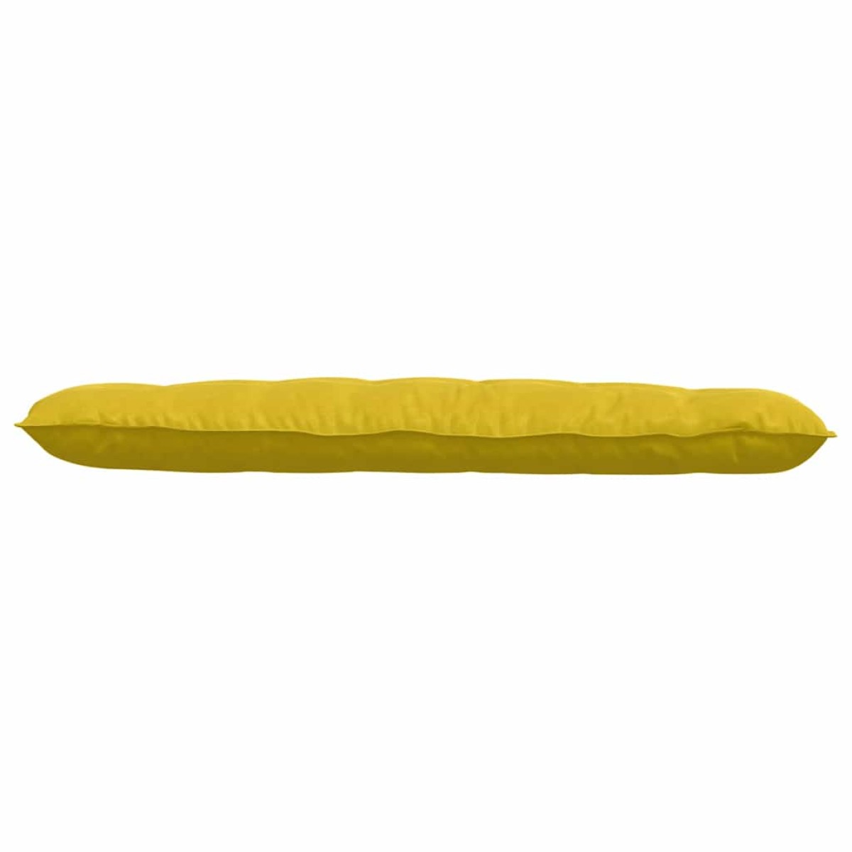 vidaXL Μαξιλάρι Πλάτης Κίτρινο 160 x 50 cm Υφασμάτινο Κορντουρά
