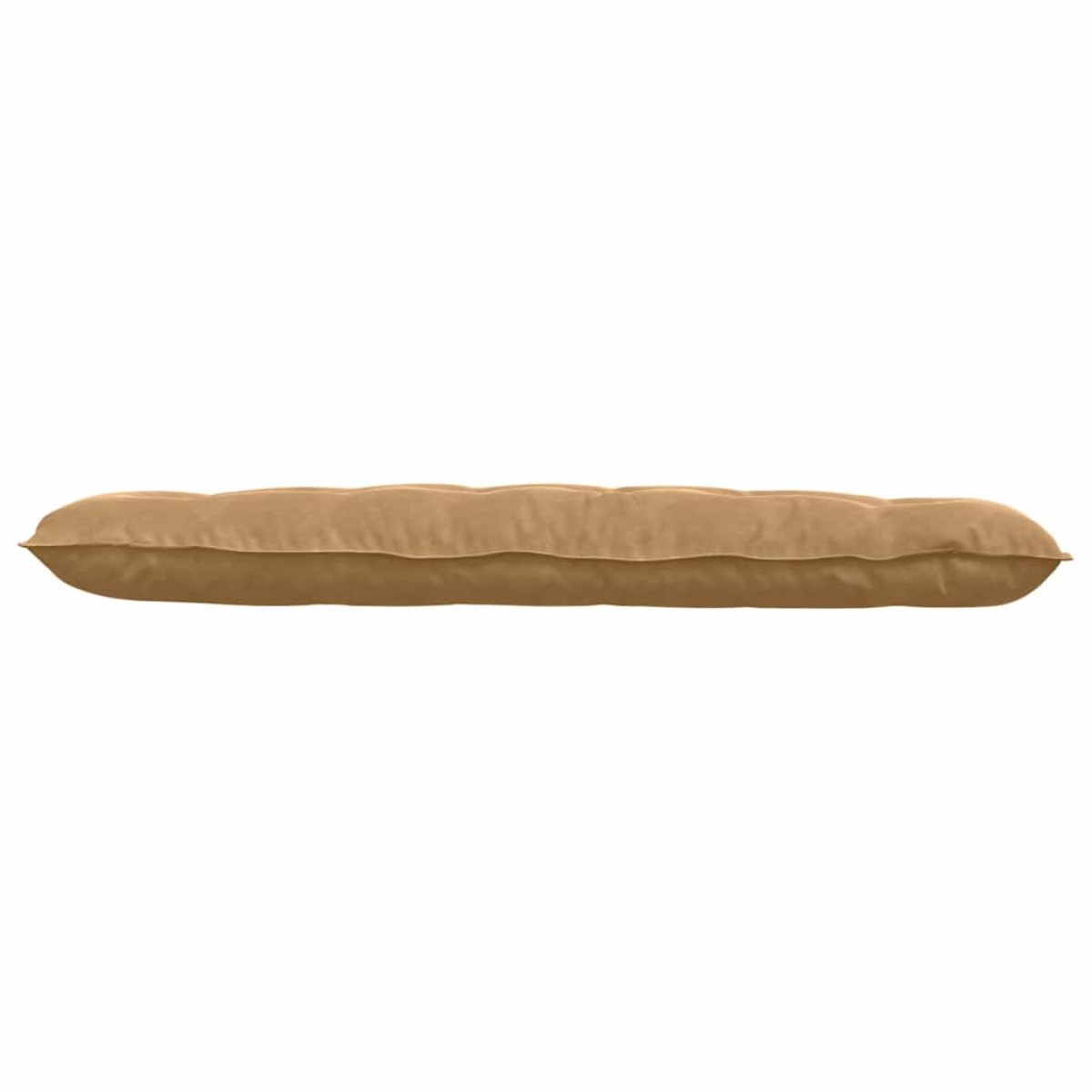 vidaXL Μαξιλάρι Πλάτης Καφέ 160 x 50 cm Υφασμάτινο Κορντουρά