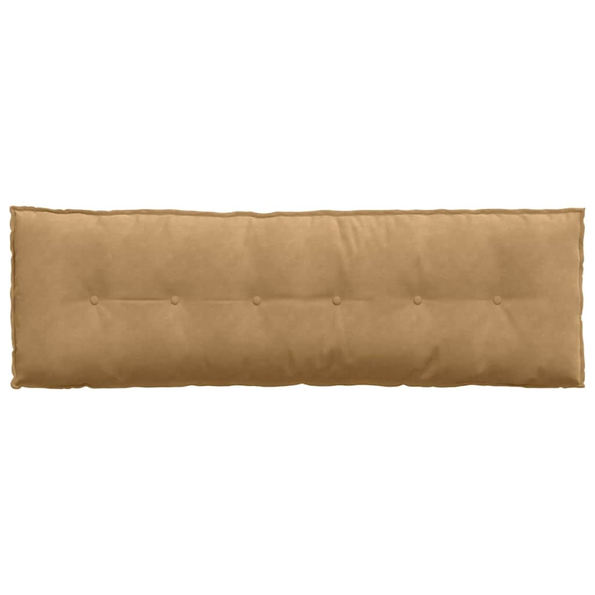 vidaXL Μαξιλάρι Πλάτης Καφέ 160 x 50 cm Υφασμάτινο Κορντουρά