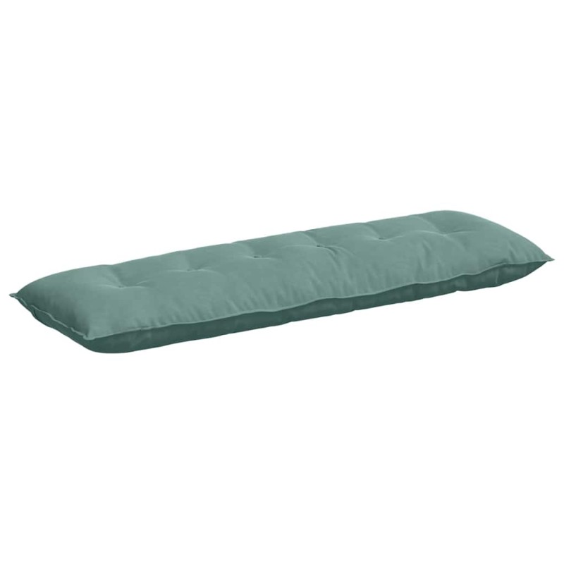 vidaXL Μαξιλάρι Πλάτης Θαλασσί 160 x 50 cm Υφασμάτινο Κορντουρά