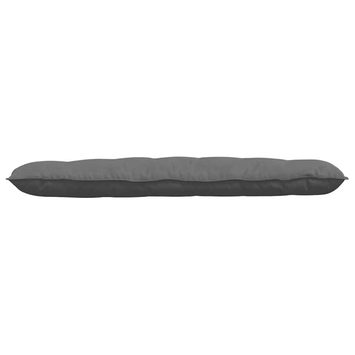 vidaXL Μαξιλάρι Πλάτης Σκούρο Γκρι 160 x 50 cm Ύφασμα Μικροΐνας