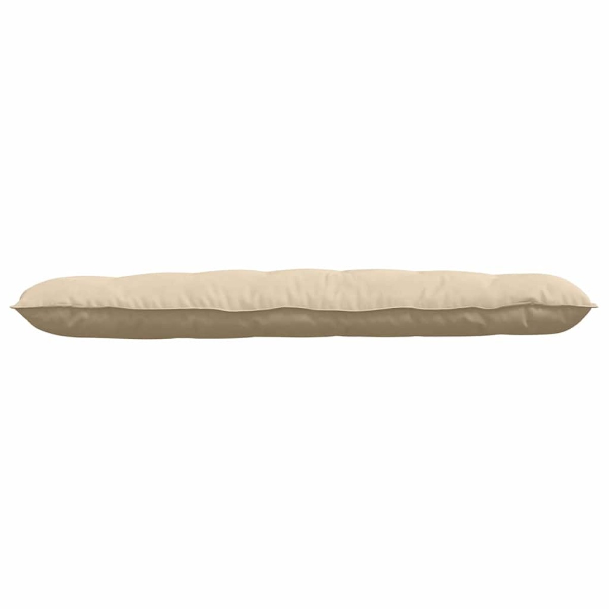 vidaXL Μαξιλάρι Πλάτης Κρεμ 160 x 50 cm Ύφασμα Μικροΐνας