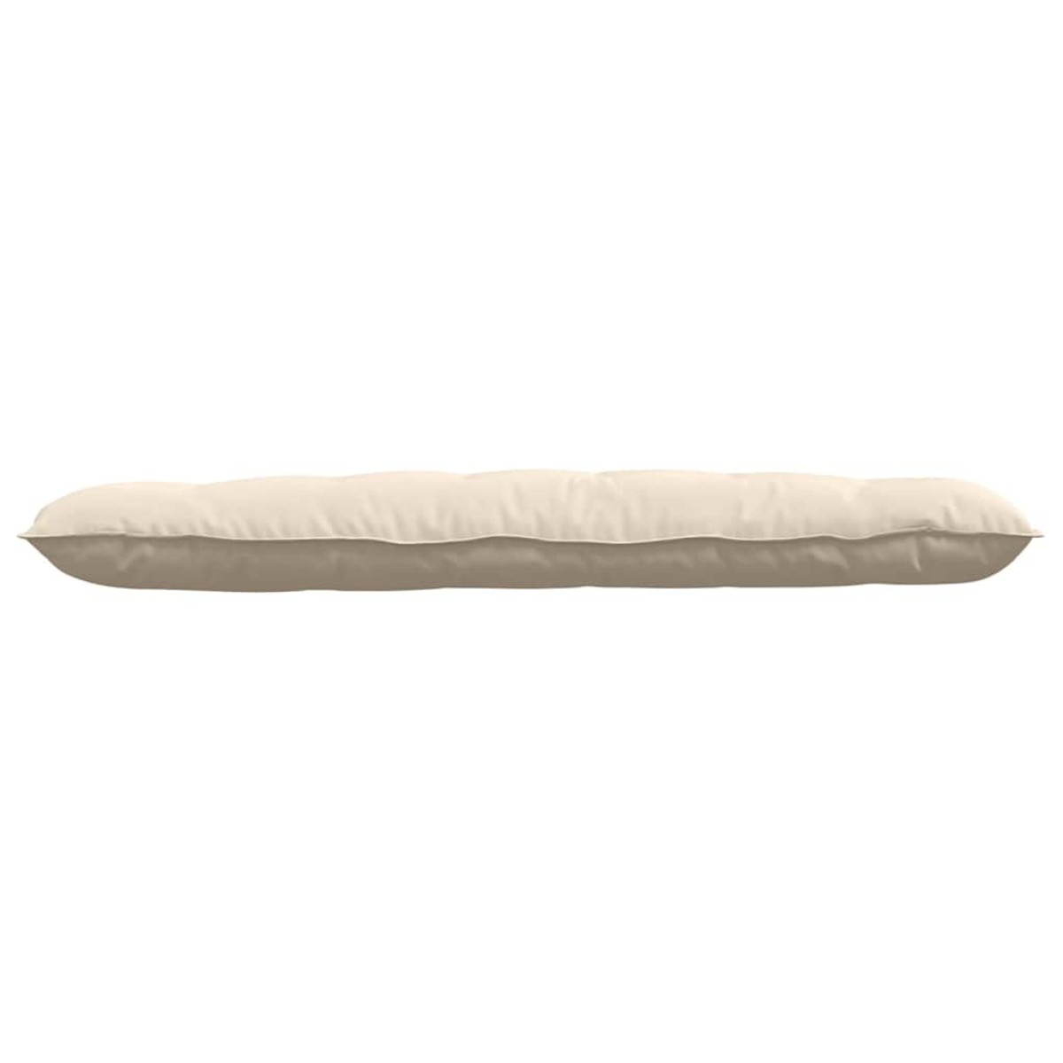 vidaXL Μαξιλάρι Πλάτης Μπεζ 160 x 50 cm Ύφασμα Μικροΐνας
