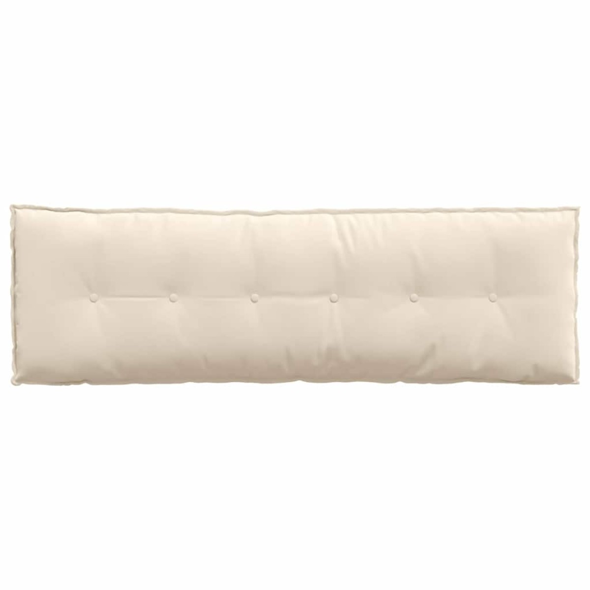 vidaXL Μαξιλάρι Πλάτης Μπεζ 160 x 50 cm Ύφασμα Μικροΐνας