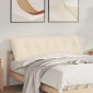 vidaXL Μαξιλάρι Πλάτης Μπεζ 160 x 50 cm Ύφασμα Μικροΐνας