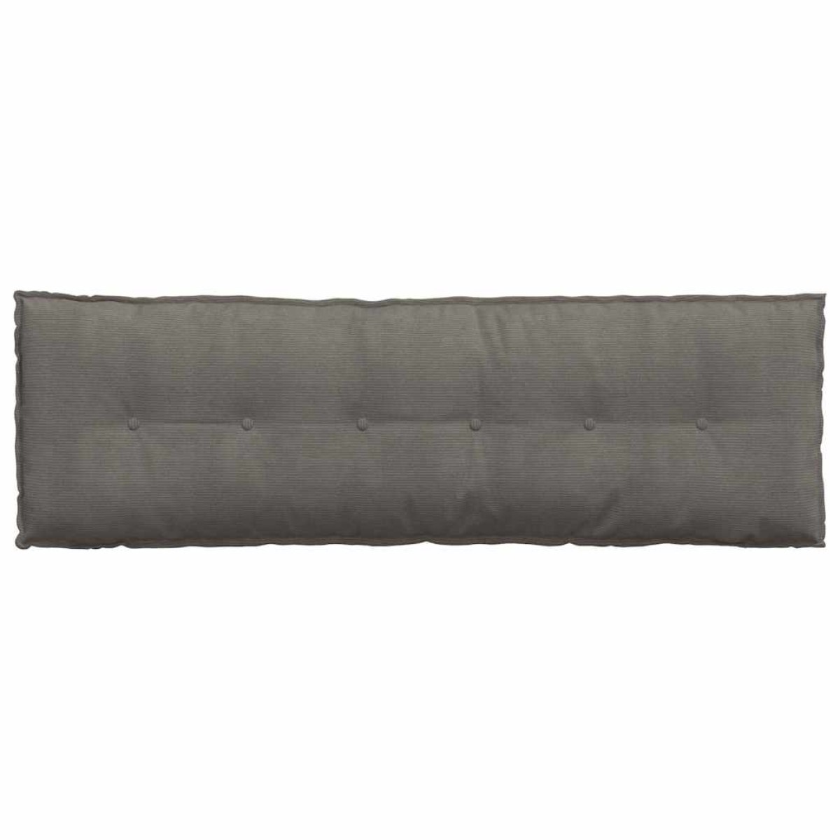 vidaXL Μαξιλάρι Πλάτης Ανοιχτό γκρι 160 x 50 cm Υφασμάτινο Κορντουρά