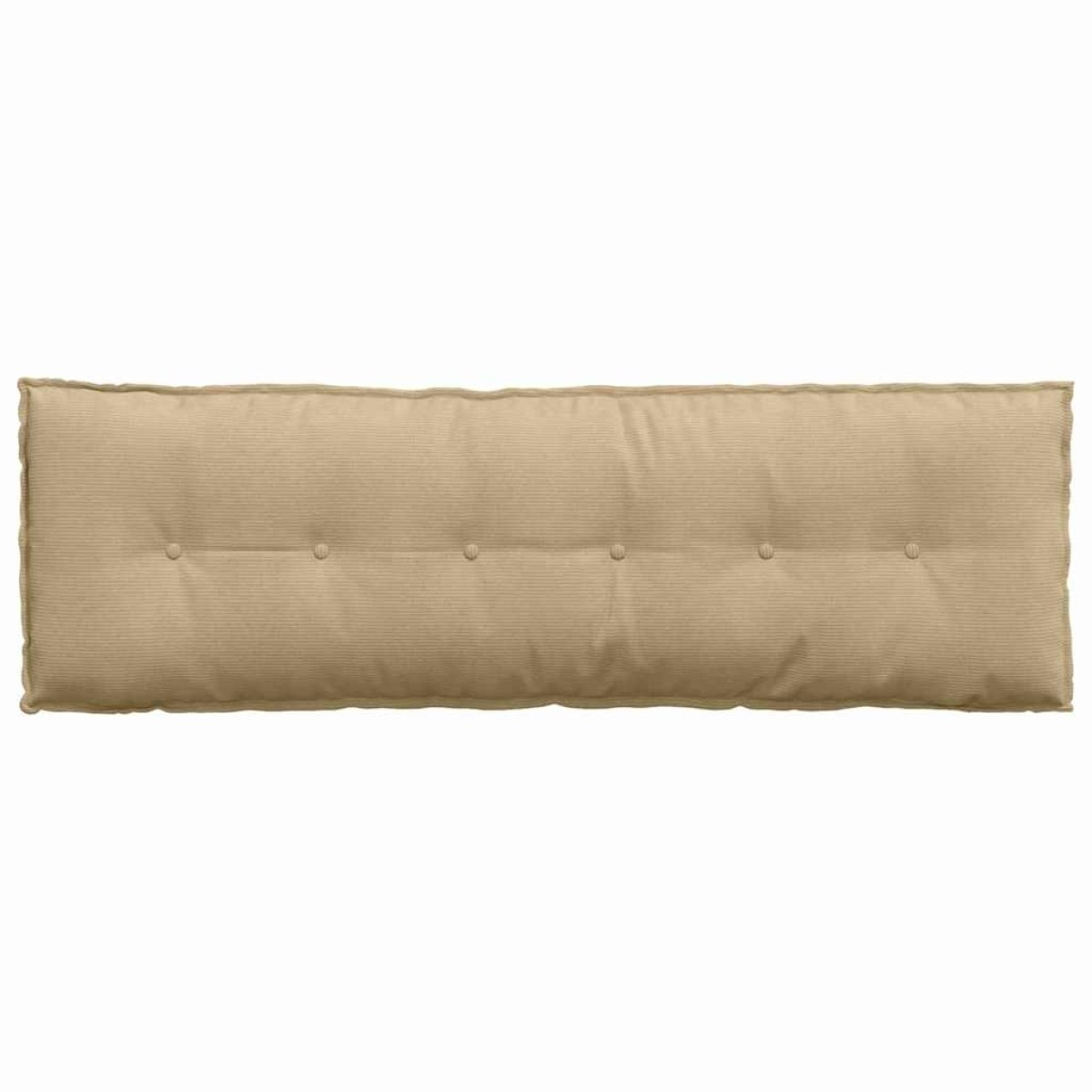 vidaXL Μαξιλάρι Πλάτης Γκρι Πράσινο 160 x 50 cm Υφασμάτινο Κορντουρά