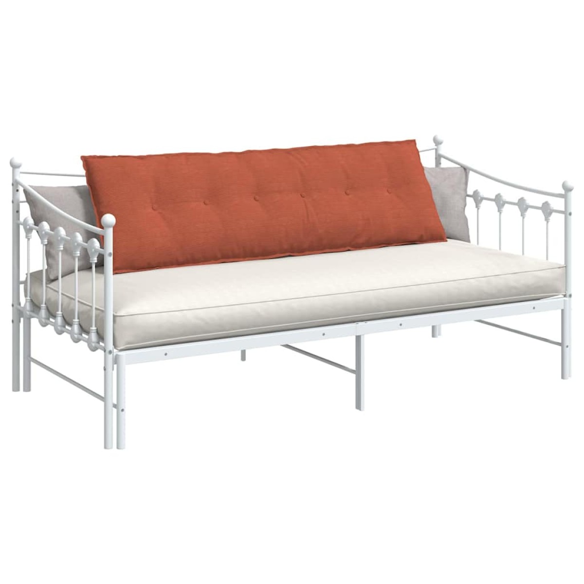 vidaXL Μαξιλάρι Πλάτης Κόκκινο Πορτοκαλί 160 x 50 cm
