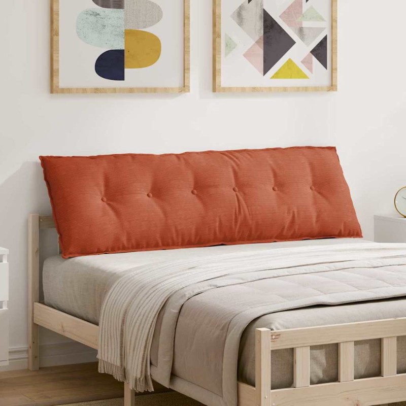 vidaXL Μαξιλάρι Πλάτης Κόκκινο Πορτοκαλί 160 x 50 cm