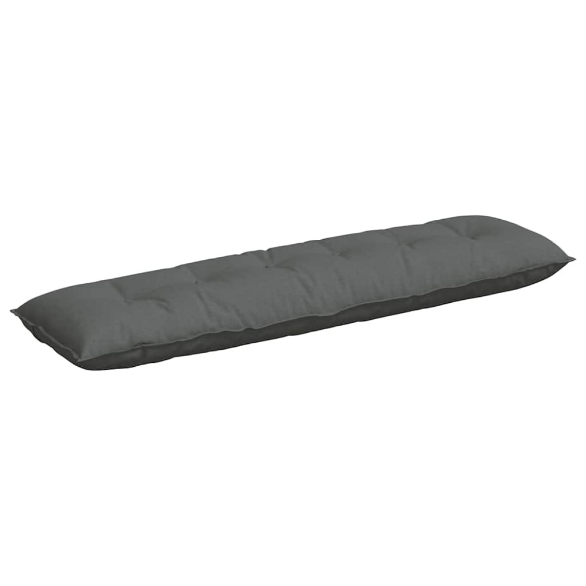 vidaXL Μαξιλάρι Πλάτης Σκούρο Γκρι 180 x 19 x 50 εκ ύφασμα