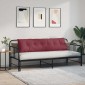 vidaXL Μαξιλάρι Πλάτης Κόκκινο 180 x 19 x 50 εκ ύφασμα
