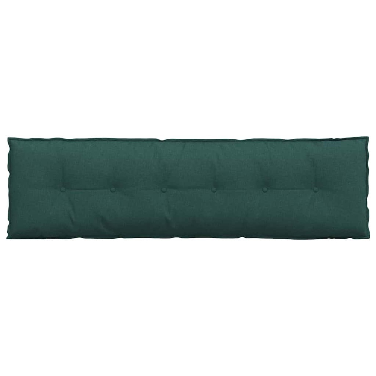 vidaXL Μαξιλάρι Πλάτης Σκούρο Πράσινο 180 x 19 x 50 εκ ύφασμα