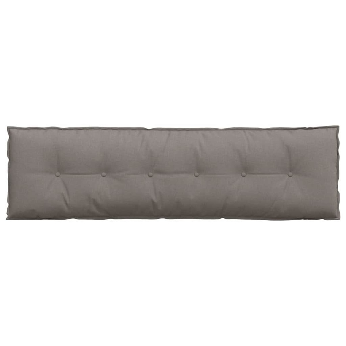 vidaXL Μαξιλάρι Πλάτης Taupe 180 x 19 x 50 εκ ύφασμα