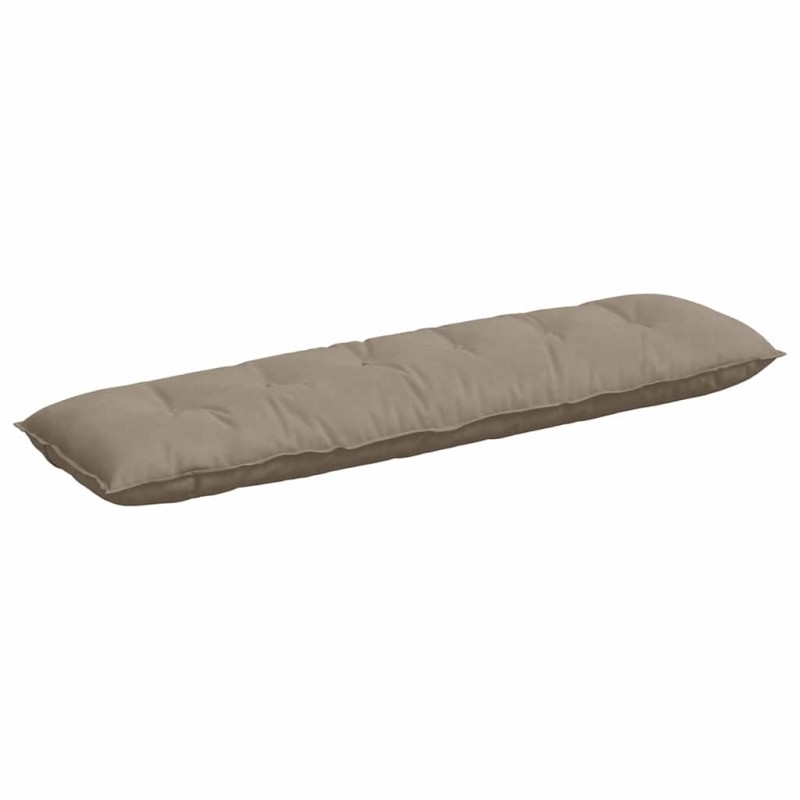 vidaXL Μαξιλάρι Πλάτης Taupe 180 x 50 εκ. Ύφασμα Μικροΐνας
