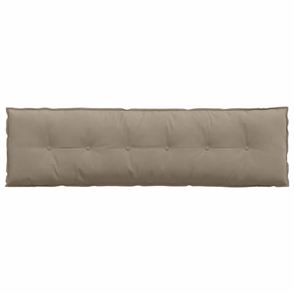 vidaXL Μαξιλάρι Πλάτης Taupe 180 x 50 εκ. Ύφασμα Μικροΐνας