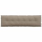 vidaXL Μαξιλάρι Πλάτης Taupe 180 x 50 εκ. Ύφασμα Μικροΐνας