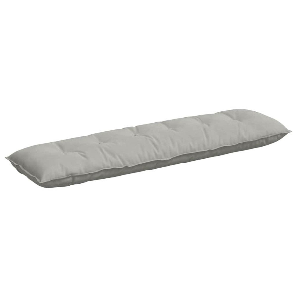 vidaXL Μαξιλάρι Πλάτης Ανοιχτό γκρι 180 x 50 εκ. Ύφασμα Μικροΐνας