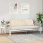 vidaXL Μαξιλάρι Πλάτης Μπεζ 180 x 50 εκ. Ύφασμα Μικροΐνας